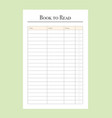 book to read template vector image vector image