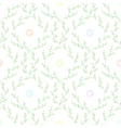 spring pattern green vector image vector image