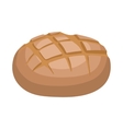 rye bread icon cartoon style vector image