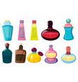 bottles of perfume vector image