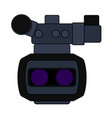 3d movie camera icon vector image