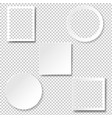frame set isolated transparent background vector image vector image