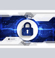 protection concept protect mechanism system vector image