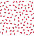 strawberry seamless pattern vector image