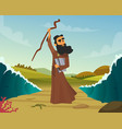 historical of biblical story vector image