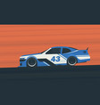 racing car vector image