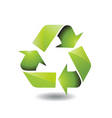 recycle icon vector image vector image