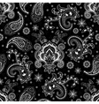 vintage floral seamless pattern vector image