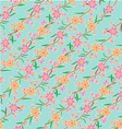 javanese floral pattern vector image vector image
