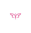 colorful butterfly logo ideas inspiration vector image