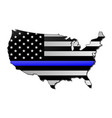 Thin blue line knight Royalty Free Vector Image