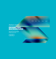 fluid gradient geometric triangles abstract vector image