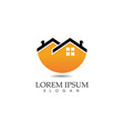 home buildings logo icons template vector image