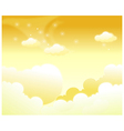 clouds in sky vector image