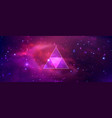 galaxy nebula background vector image vector image