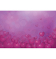 pink heart background vector image vector image