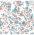 watercolor flowers 6 vector image