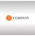 letter s alphabetic logo design template crypto vector image
