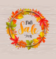 seasonal autumn banner vector image vector image