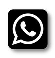 whatsapp logo icon vector image