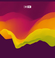 3d wavy background dynamic effect modern pattern vector image