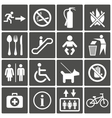 international service signs vector image vector image