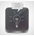 idea app icon vector image vector image