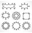 frame curls vector image