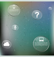 infographics gears communicate with one anoth vector image vector image