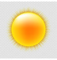 sun with transparent background vector image