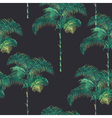 tropical palm trees background vector image