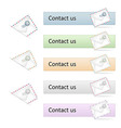 contact us vector image