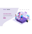 startup financial statements business analysis vector image