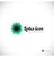 lotus icon for your design vector image