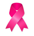 pink ribbon vector image