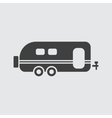 trailer icon vector image