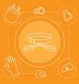 design elements of rock climber vector image