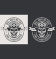 monochrome fireman prints template vector image vector image