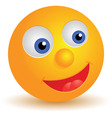 smiley icon vector image
