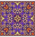authentic silk neck scarf or kerchief square vector image vector image