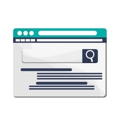 Single webpage icon Royalty Free Vector Image - VectorStock