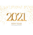 text design 2021 vector image vector image