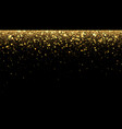 festive background with gold glitter vector image vector image