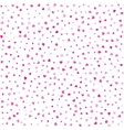 seamless pattern with pink hearts background vector image