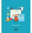 concepts for business analytics strategy planning vector image