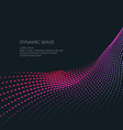 bright abstract background with a dynamic waves vector image