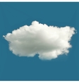 cloud background vector image vector image