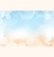 beautiful summer beach and blue ocean top view vector image vector image