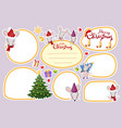 collection frame stickers labels patch vector image vector image
