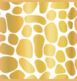 seamless pattern abstract organic gold foil shapes vector image